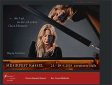 Tablet Screenshot of konzertverein-kassel.de